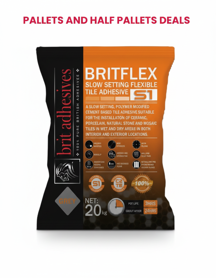 BritFlex S1 Slowset - 20kg - Pallet Deals and Bulk Buy