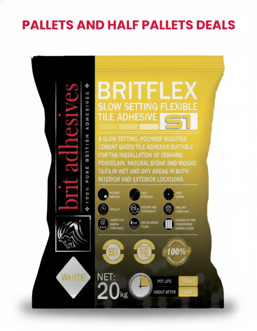 BritFlex S1 Slowset - 20kg - Pallet Deals and Bulk Buy