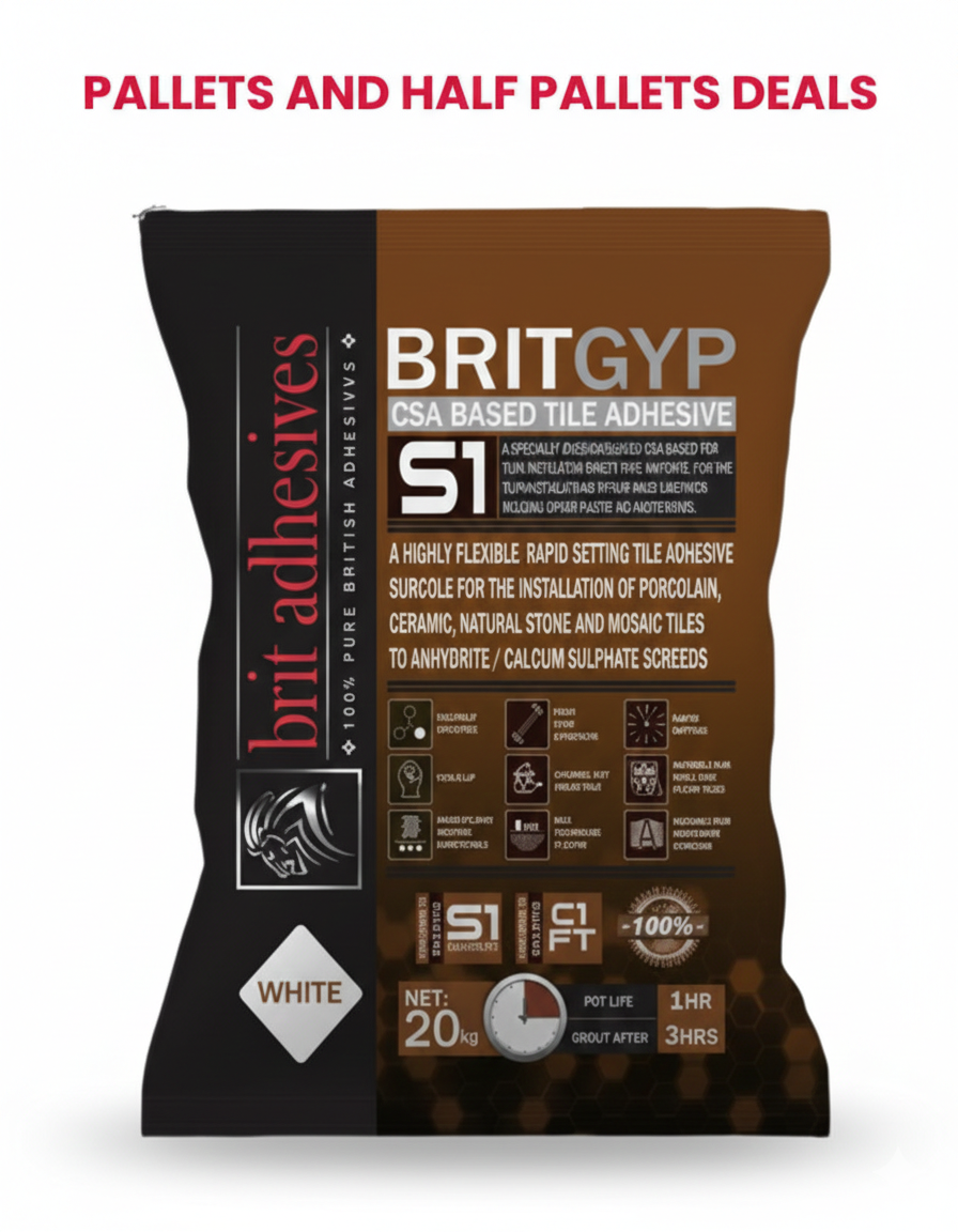BritGyp S1 Rapidset - 20kg - Pallet Deals and Bulk Buy