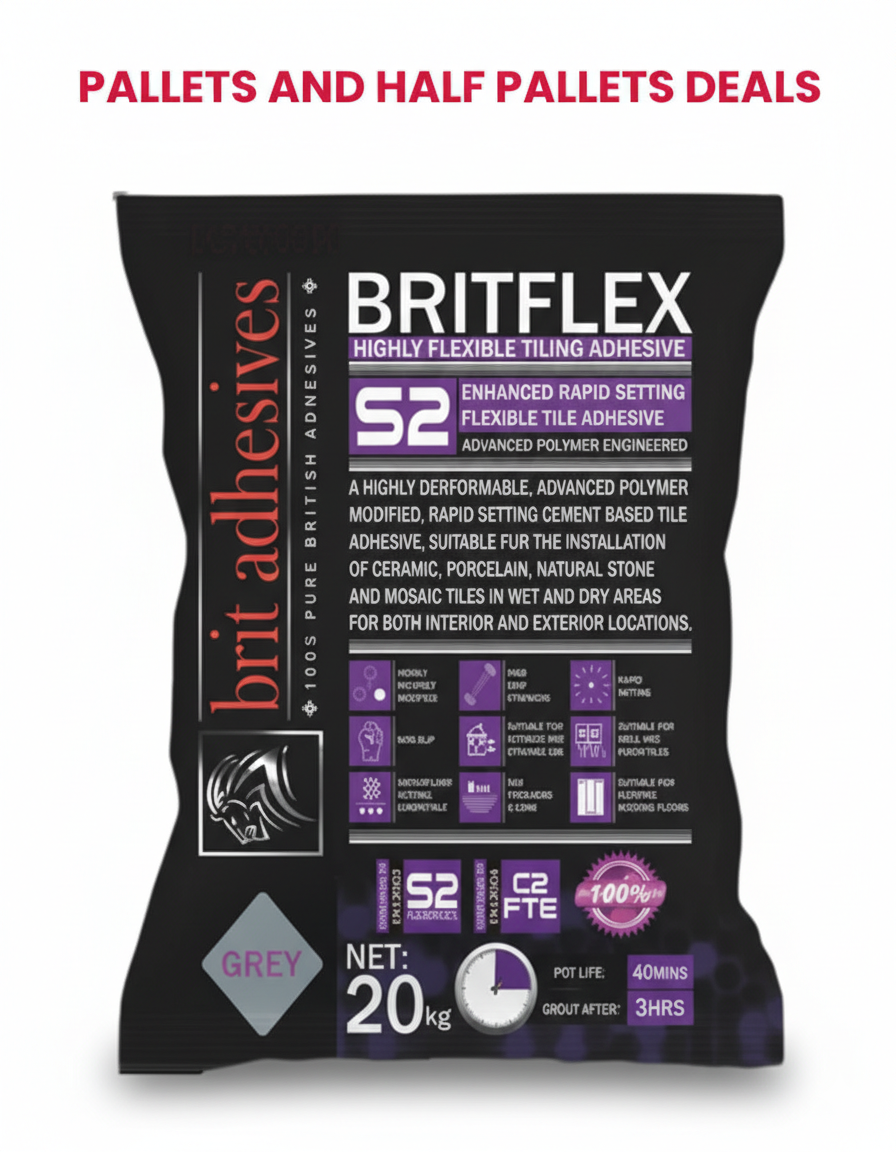 BritFlex S2 Rapidset - 20kg - Pallet Deals and Bulk Buy