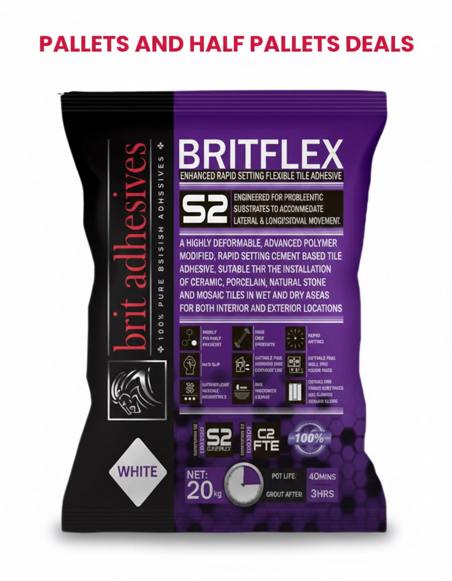 BritFlex S2 Rapidset - 20kg - Pallet Deals and Bulk Buy